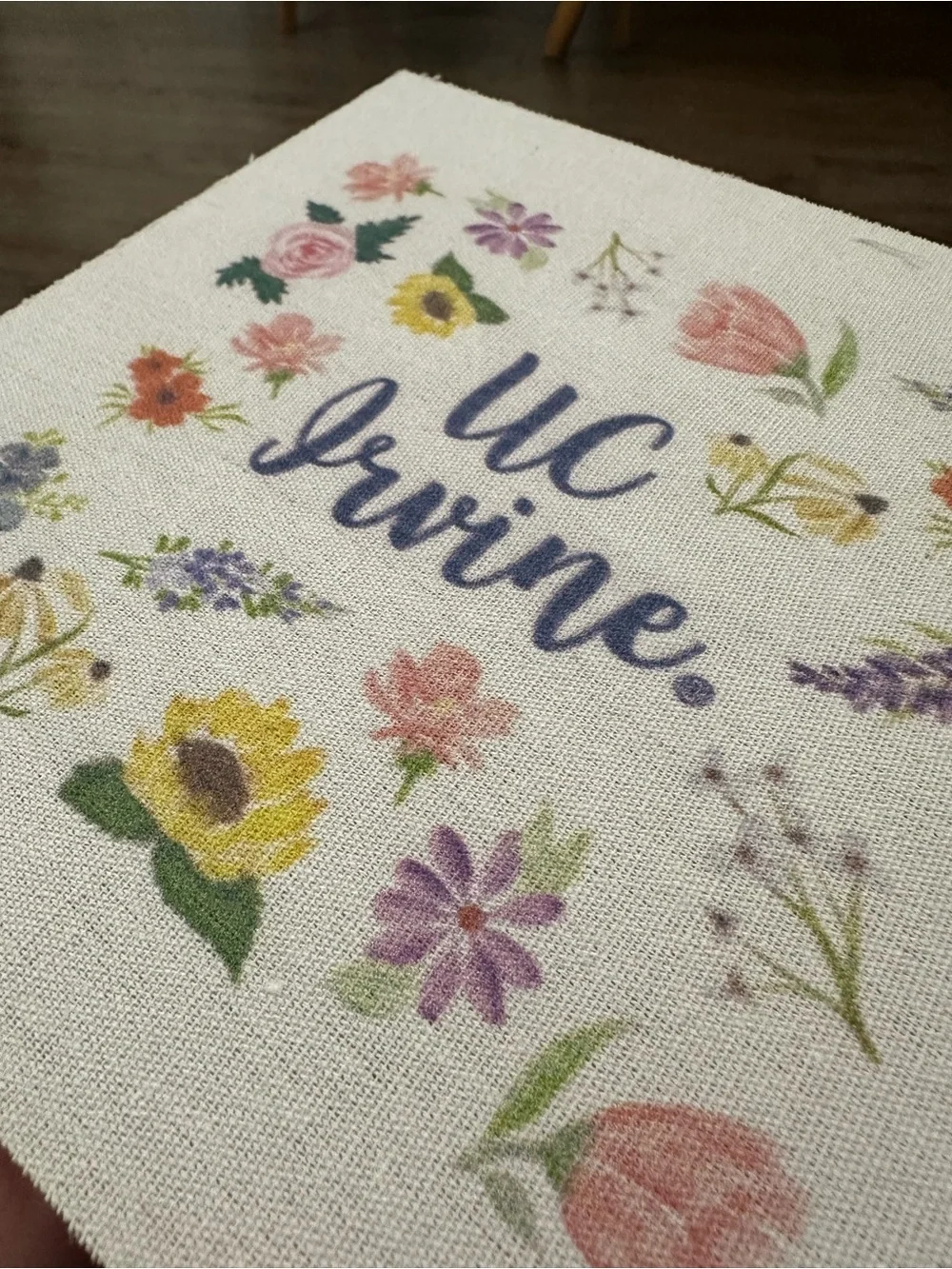 UC Irvine Floral Canvas Wall Art - Multicolor